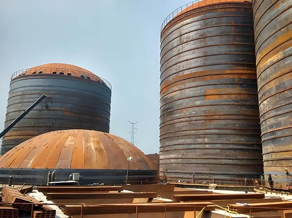 润州焦粉钢板仓